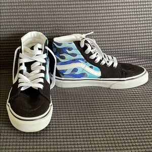 VANS KIDS CAMO FLAME SK8-HI size 2
